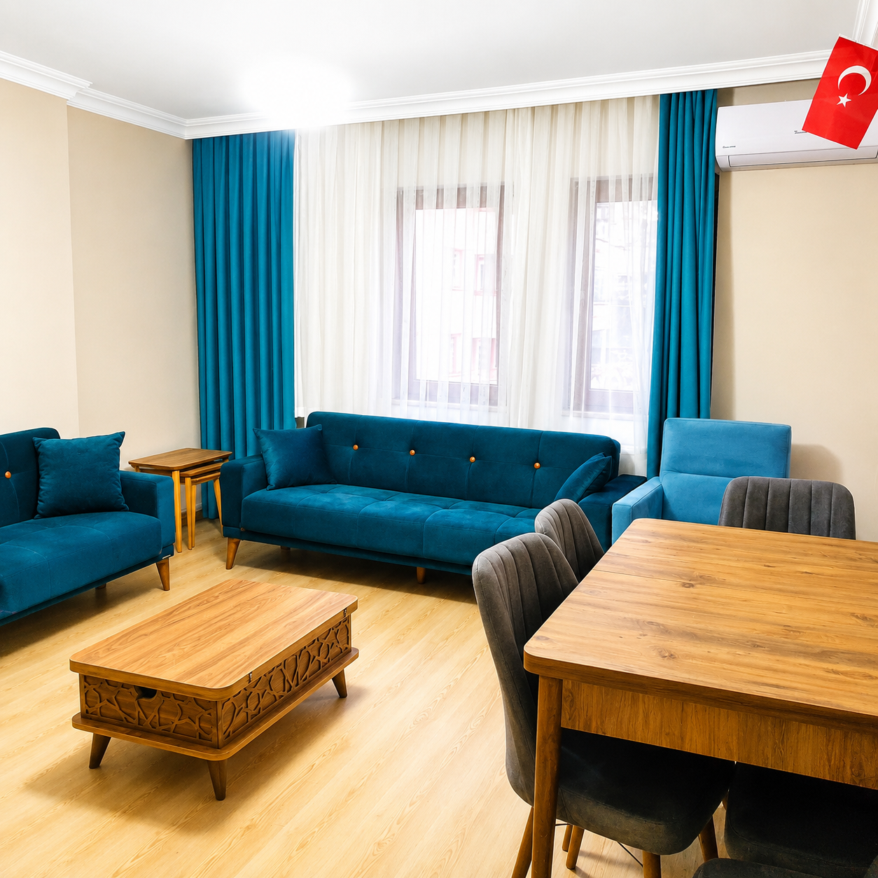 Blue61 Residence Airport salon fotoğrafı